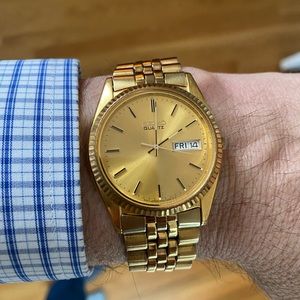 Vintage Seiko Gold Watch